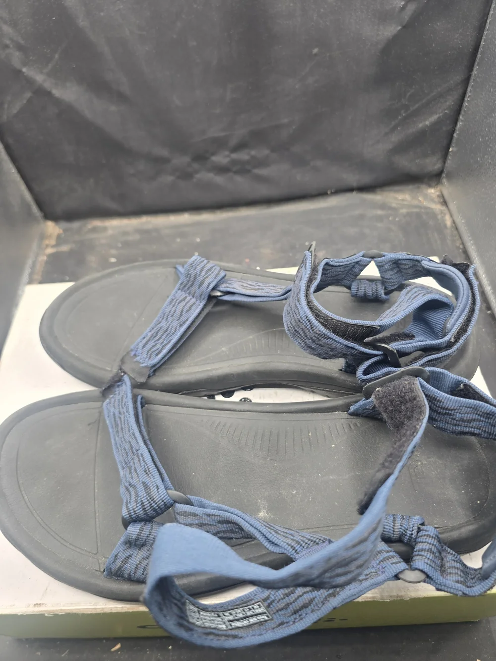Teva Blue and Black Sport Sandals